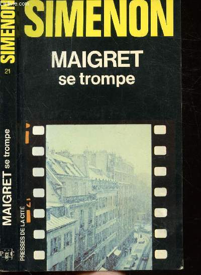 MAIGRET SE TROMPE - COLLECTION MAIGRET N21
