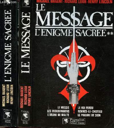 L'ENIGME SACREE - 2 VOLUMES - TOMES I+II - LE MASSAGE