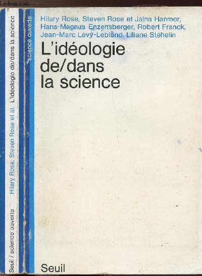 L'IDEOLOGIE DE/DANS LA SCIENCE