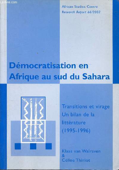 DEMOCRATISATION EN AFRIQUE AU SUD DU SAHARA