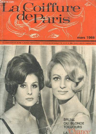 LA COIFFURE DE PARIS - N 658 - 56E ANNEE - MARS 1966