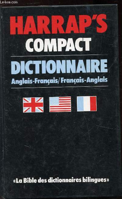 HARRAP'S COMPACT - DICTIONNAIRE ANGLAIS-FRANCAIS / FRANCAIS ANGLAIS