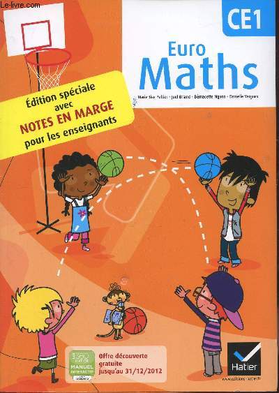 Euro maths - CE 1 - Livre du matre -