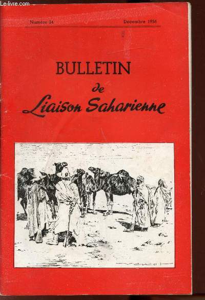Buletin de Liaison Saharienne - n24 - Dcembre 1956