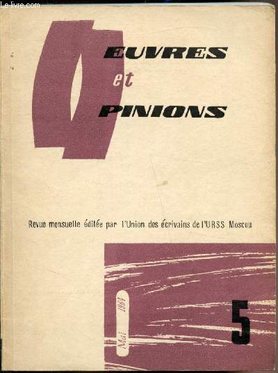 Oeuvres et opinions - Mai 1964 - N5 -
