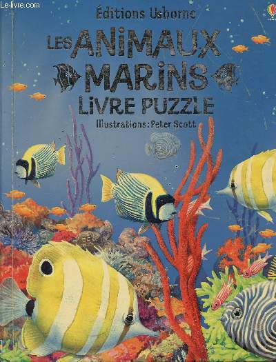 Les animaux marins - livre puzzle
