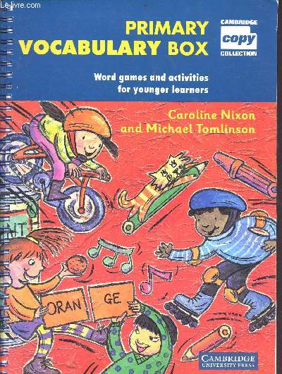 Primary vocabulary box - word games and acrtivities for younger learners - Cambridge copy collection