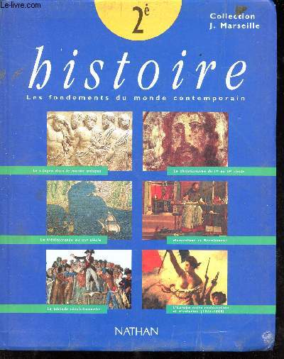 2e histoire - programme 1996 - Collection J. Marseille