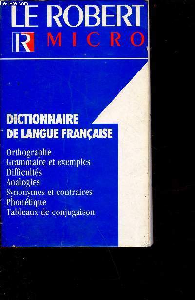 Le micro-robert poche - dictionnaire d'apprentissage de la langue franaise