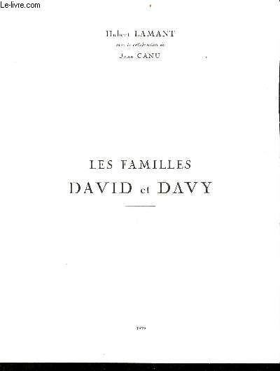 Les familles David et Davy