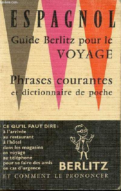 Berlitz phrases courantes et dictionnaire de poche Espagnol.