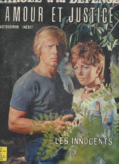 Parole  la dfense amour et justice photoroman indit les innocents n19 novembre 1971.