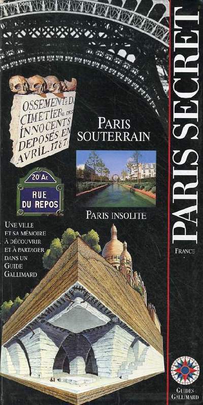 Paris secret - Collection guides gallimard.