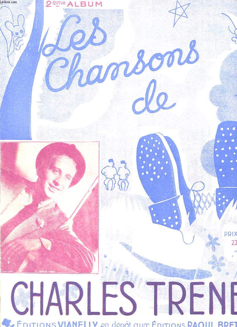 2eme ALBUM LES CHANSONS DE CHARLES TRENET ( PAROLE ET MUSIQUE )