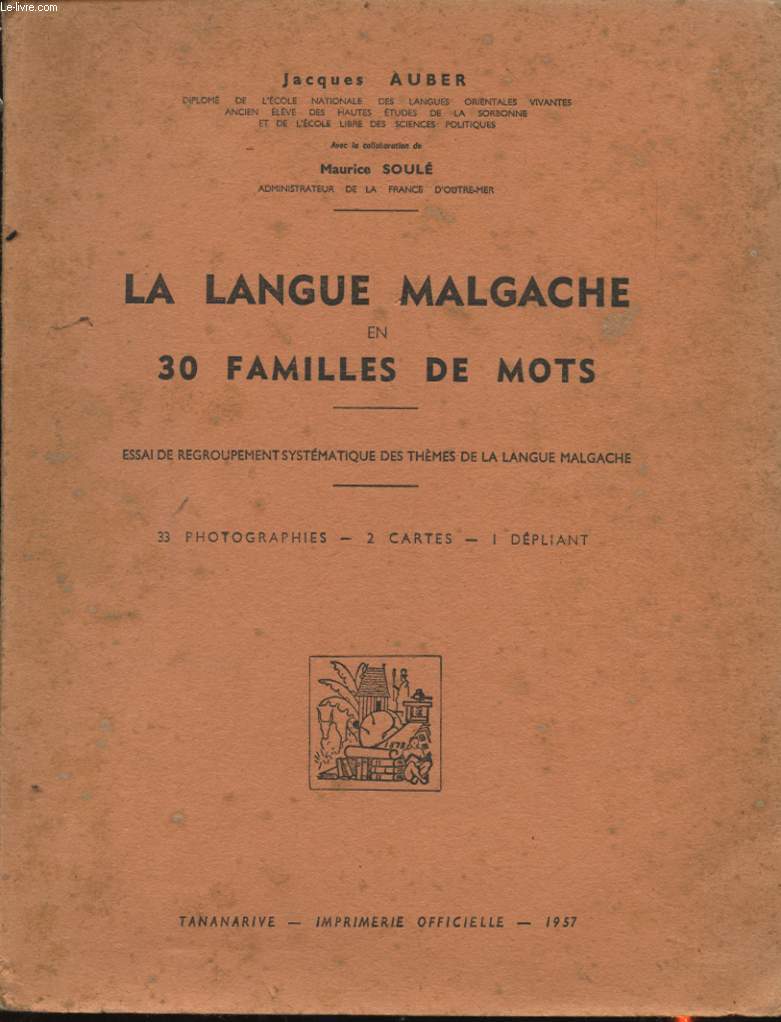LA LANGUE MALAGACHE EN 30 FAMILLES DE MOTS