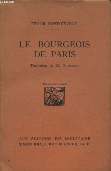 LE BOURGEOIS DE PARIS