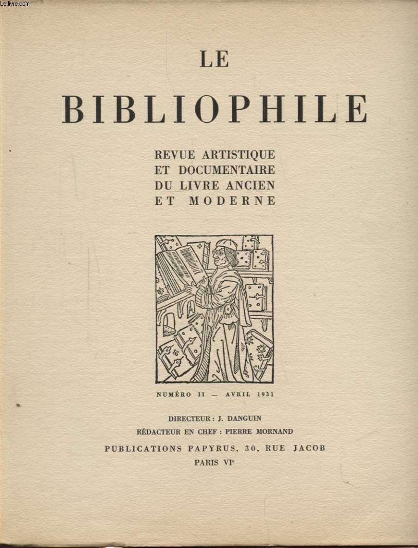 LE BIBLIOPHILE NUMERO 2 : UNE RELIEURE FRANCAISE DU XVII SIECLE BIBLIOTHEQUE BODLEIENNE....