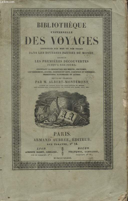 BIBLIOTHEQUE UNIVERSELLE DES VOYAGES TOME XII : LA PEROUSE