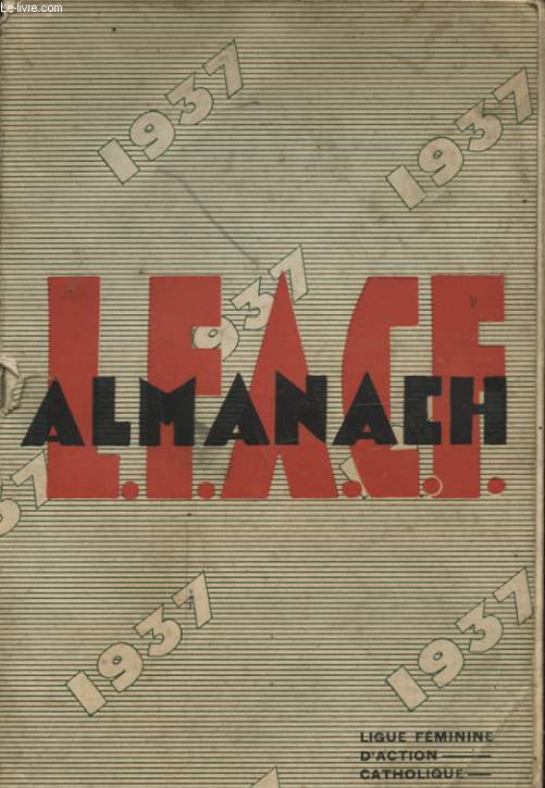 ALMANACH L.F.A.C.F. 1937