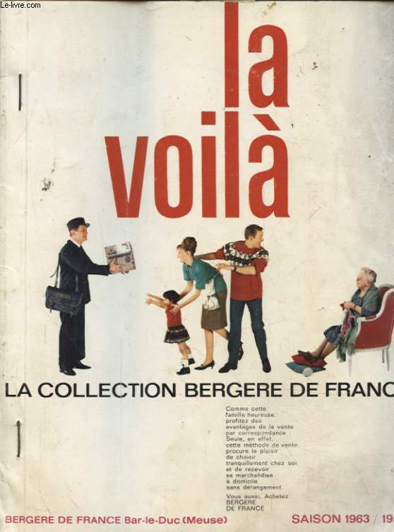 LA VOILA LA COLLECTION BERGERE DE FRANCE 1963/1964