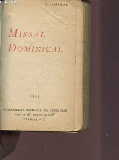 MISSAL DOMINICAL.