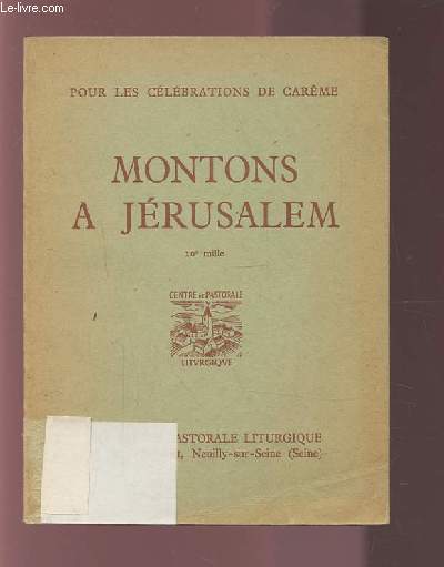 MONTONS A JERUSALEM.