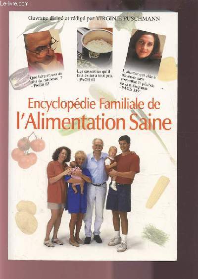 ENCYCLOPEDIE FAMILIALE DE L'ALIMENTATION SANTE.