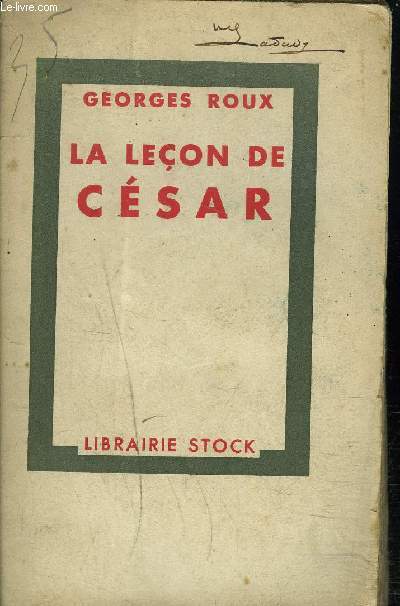 LA LECON DE CESAR.