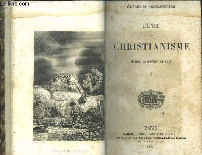 GENIE DU CHRISTIANISME 1 VOLUME TOME 1+ TOME 2