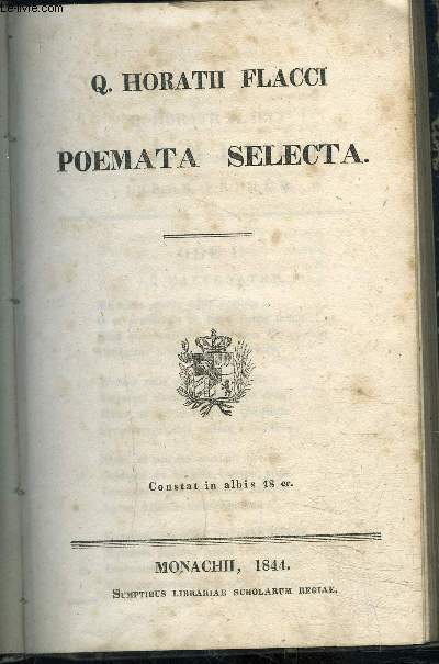 POEMATA SELECTA- Texte en latin