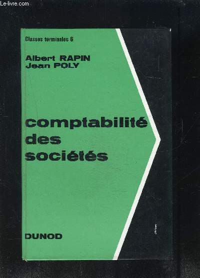 COMPTABILITE DES SOCIETES