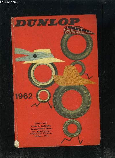 AGENDA DUNLOP 1962- complt