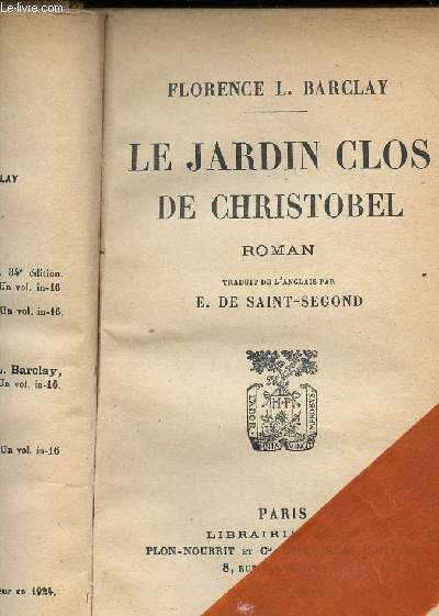 LE JARDIN CLOS DE CHRISTOBEL