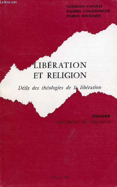 LIBERATION ET RELIGION : DEFIS DES THEOLOGIES DE LA LIBERATION