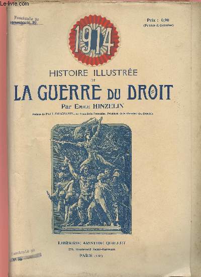 1914- HISTOIRE ILLUSTREE DE LA GUERRE DU DROIT N10