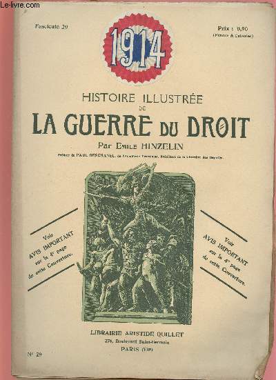 1914- HISTOIRE ILLUSTREE DE LA GUERRE DU DROIT N29
