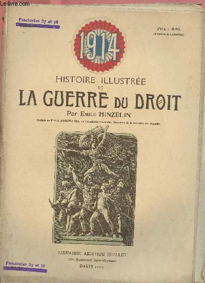 1914- HISTOIRE ILLUSTREE DE LA GUERRE DU DROIT N23