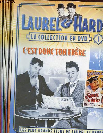LAUREL & HARDY ; LA COLLECTION EN DVD - 8 MAGAZINES : N1,2,13,14,15,17,20,22