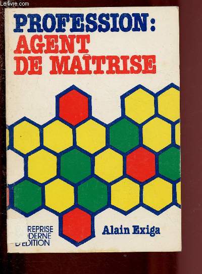PROFESSION : AGENT DE MAITRISE