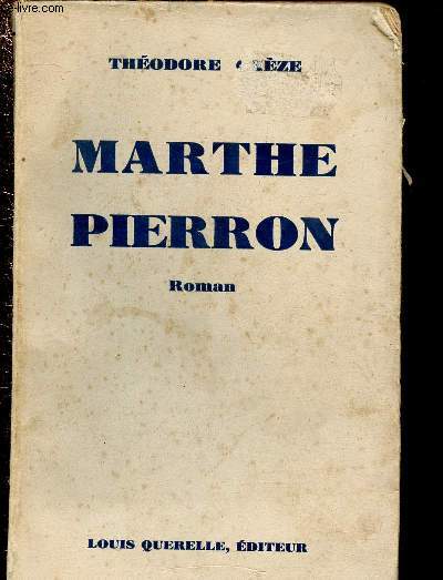 MARTHE PIERRON (ROMAN)