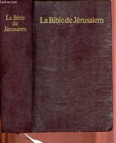 LA BIBLE DE JERUSALEM