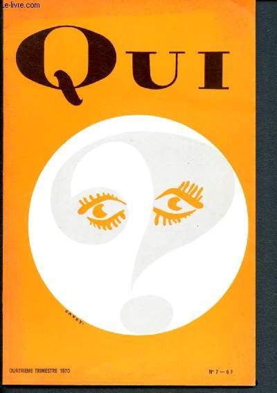 Qui - N7 - Quatrime trimestre 1970