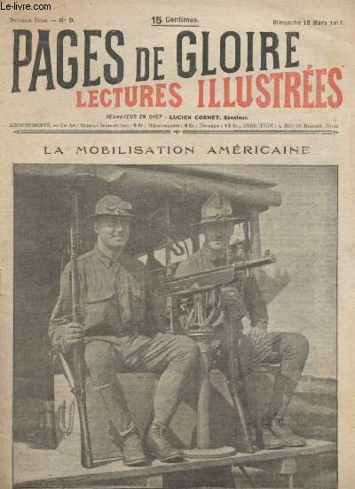 Pages de gloire - Lectures illustres n9 - Dimanche 18 Mars 1917