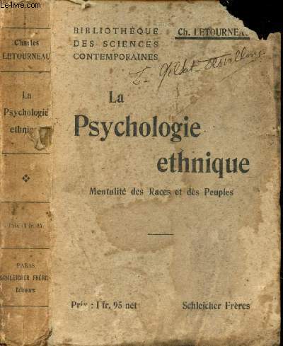 La psychologie ethnique