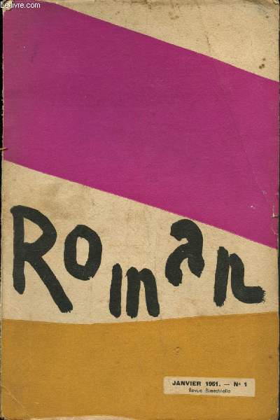 Roman - Janvier 1951 -n1 : Le Journal indit de Virginia Woolf, par Joan Bennett - Tchekhov parmi nous, par Rose Celli - Journal 1925-1926-1927, par Virginia Woolf,etc.