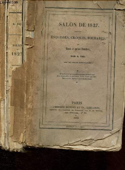 Salon de 1827 : Esquisses, croquis, pochades