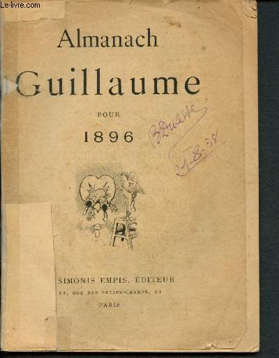 Almanach Guilaume pour 1896