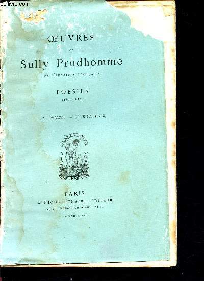 Oeuvres de Sully Prudhomme - Posies ( 1879 - 1888 ) - Le prisme - Le bonheur