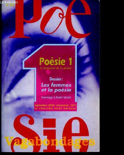 Posie 1 Vagabondages N23 Septembre 2000 - Revue - Les femmes et la posie, hommage  Andr Verdet - Abdelwahab El Bayati- Le magazine de la posie