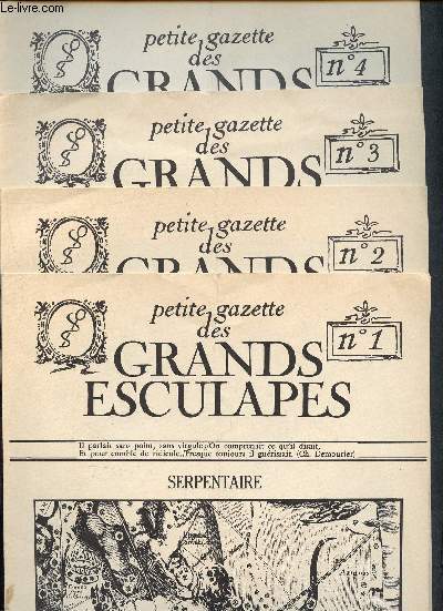 Petite gazette des Grands esculapes - Du N1 au N11 : 11 volumes - laboratoire Byla - 1- 2 - 3 - 4 - 5 - 6 -7 -8 -9 -10 -11